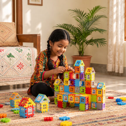 Kids Building Blocks Set – আপনার সন্তানের ছোট্ট হাতেই তৈরি হোক বড় বড় কল্পনা!