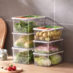 Fridge Organizer Storage Box with Lid