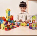 Colorful Building Brick House Set for Kids - Image 2