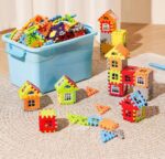 Colorful Building Brick House Set for Kids - Image 3