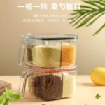 Transparent Spice Box With Spoon - Image 2
