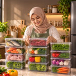 4 Pcs Fridge Organiser Box - Image 2